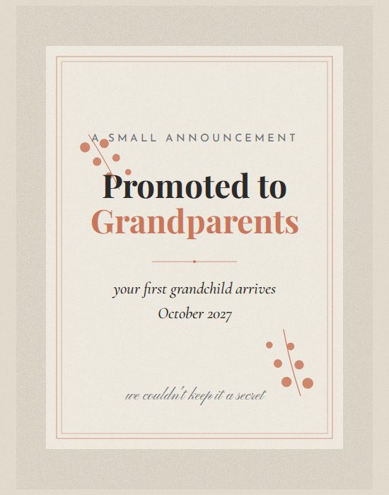 Promoted template