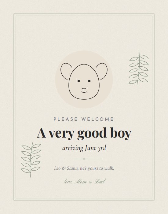 The Newest Member template